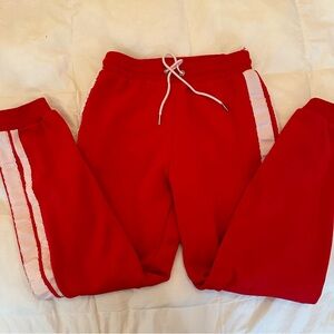 I AM GIA RED SWEATPANTS
